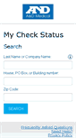 Mobile Screenshot of andmedical.mycheckstatus.com